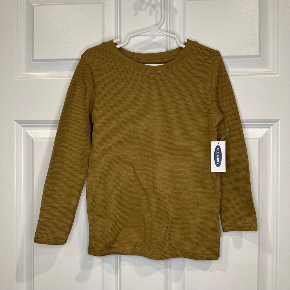 Old Navy Waffle Knit Long Sleeve‎ Size 5T NWT